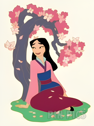 WDI - Mulan - Cherry Blossoms - Spring