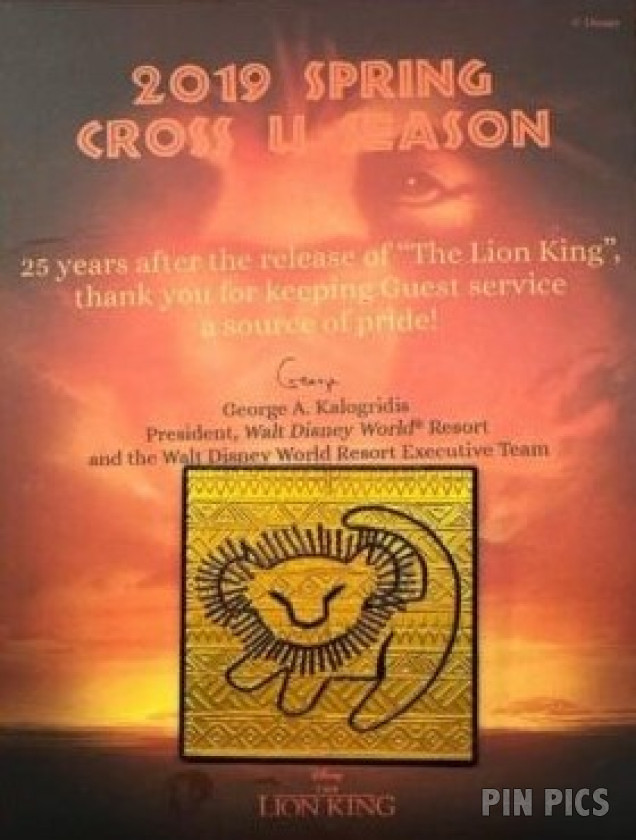 164518 - WDW - Cross-U - Spring 2019 - Lion King - Wall Drawing Simba