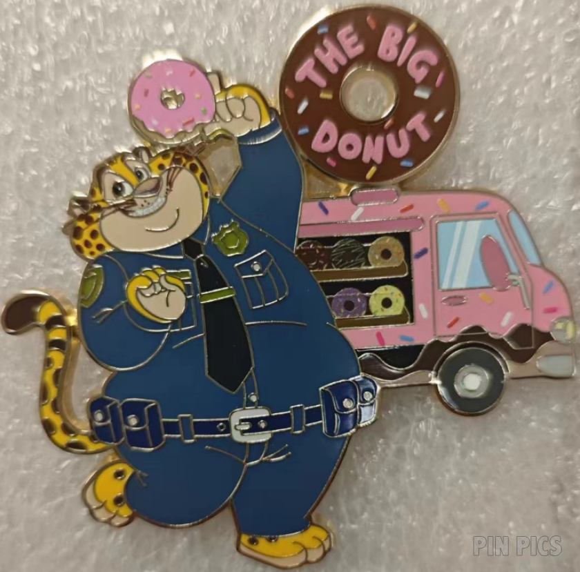 SDR - Clawhauser - Big Donut - Zootopia Land Grand Opening - Media Gift