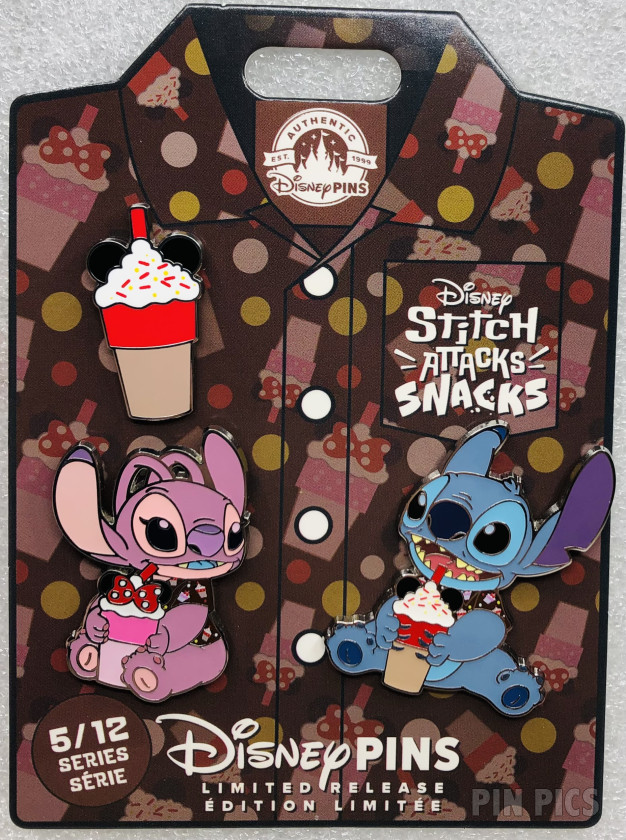 164828 - Stitch and Angel - Mickey Ice Cream - May - Stitch Attacks Snacks