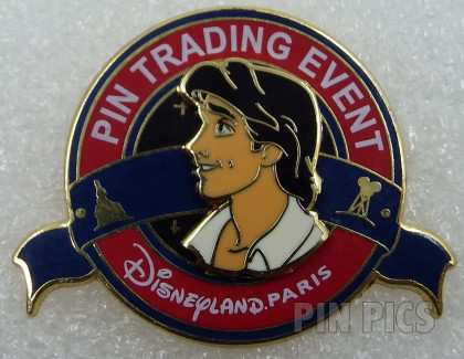 DLP - Princesses Tea Time Event - Pin Trading Event Logo - Prince Eric (Gift Pin)