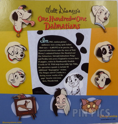 Disney Catalog - 101 Dalmatians Pin Set