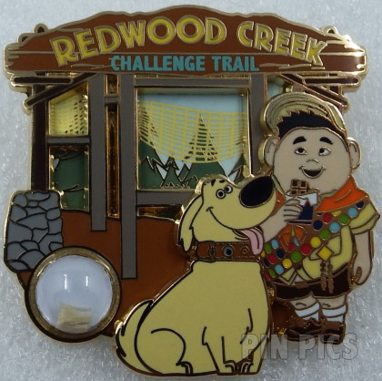 DL - Russell and Dug - Redwood Creek Challenge Trail -Piece of Disney History 