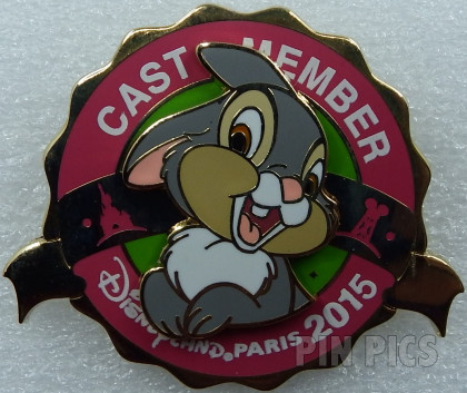 DLP - Cast Member 2015 Pin Trading Logo - Thumper