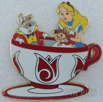 WDI - Alice, Dinah and White Rabbit - Alice in Wonderland - Mad Tea Party