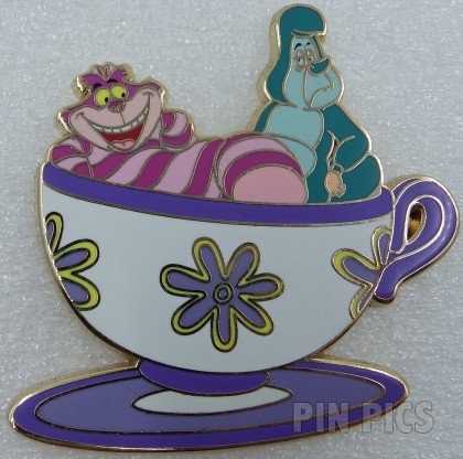 Trade Auction: - DLR 2015 Hidden Mickey Mad Tea Party Cup 5 Pin Set, Ends:  Sunday, January 28, 8pm MST