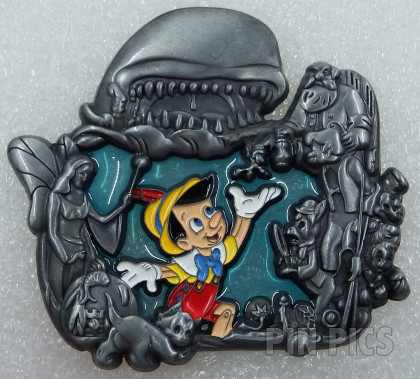 WDI - Stained Glass - Disneyland Attractions - Pinocchio's Daring Journey