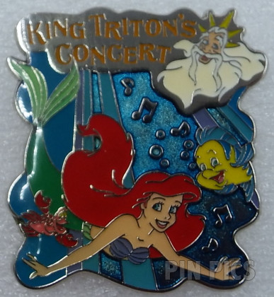 TDR - Ariel, Flounder & Triton - King Tritons Concert - Attractions - TDS