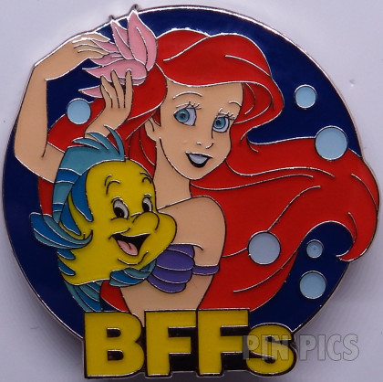 BFFs Mystery Pin Collection - Ariel and Flounder