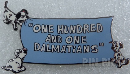 Disney Auctions - One Hundred and One Dalmatians Title Pin