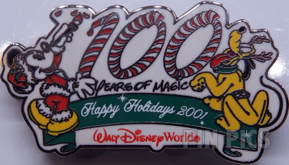 WDW - Mickey & Pluto - Holiday 100 Years of Magic 2001 - Cast