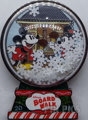 WDW - Gingerbread House - Boardwalk - Mickey & Minnie Snow Globe