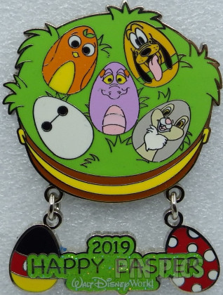 WDW - Orange Bird, Pluto, Figment, Baymax and Thumper - Easter 2019