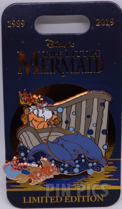 D23 Expo 2019 - The Little Mermaid 30th Anniversary - King Triton and Sebastian