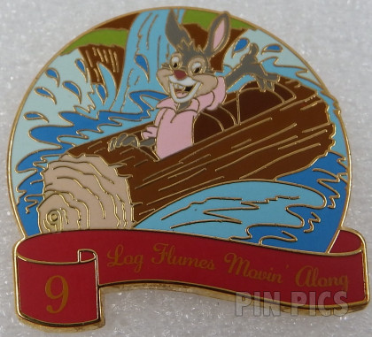Brer Rabbit - Twelve Days of Christmas - Day 9 - Mystery 2020 - Splash Mountain - Log Flumes Movin' Along