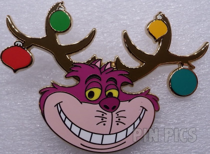 DSSH - Cheshire - Alice in Wonderland - Christmas Ornaments - Antlers