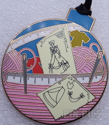 Cinderella - Thread, Pattern and Measuring Tape - Ornament - Advent Calendar - Holiday