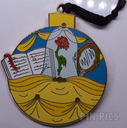 Beauty and the Beast - Magic Mirror, Rose and Book - Ornament - Advent Calendar - Holiday