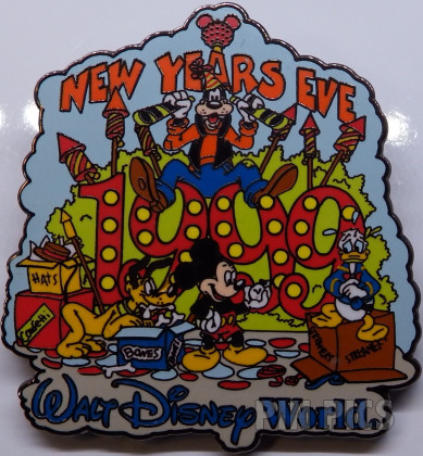 WDW - Mickey, Pluto, Donald and Goofy - New Years Eve 1999