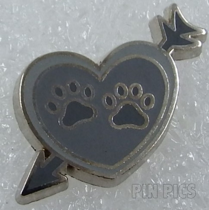 WDW - Lady and the Tramp - Dog Paws in a Heart - Love is An Adventure - 20 Year of Pins