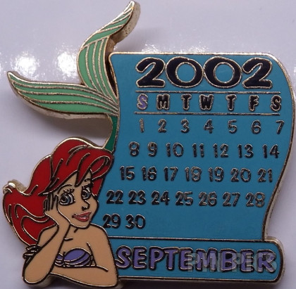 DIS - Ariel - September - 12 Month of Magic Calendar 2002