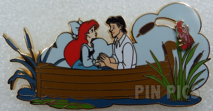 DLP - Ariel and Eric in a boat - Little Mermaid Event