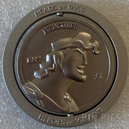 WDW - Hercules and Hades - Silver Coin - Heroes vs Villains