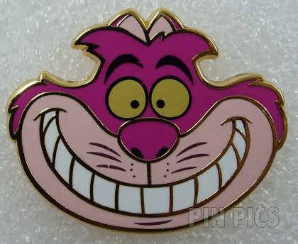 DLP - Pink Cheshire head - Alice in Wonderland