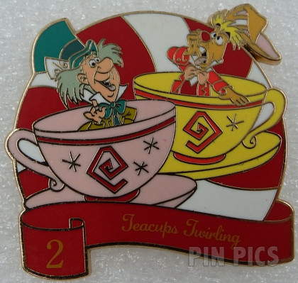 Mad Hatter and March Hare - Twelve Days of Christmas - Day 2 - Mystery 2020 - Teacups Twirling - Alice in Wonderland