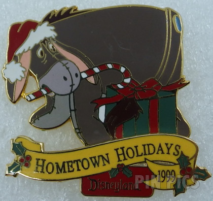DL - Eeyore - Winnie the Pooh - Candy Cane - Hometown Holidays 1999