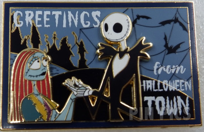 DSSH - Jack and Sally - Nightmare Before Christmas - Halloween Town - Postcard - D23