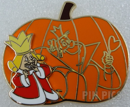 DSSH - Queen of Hearts & King of Hearts - Alice In Wonderland - Villain Pumpkins - Halloween