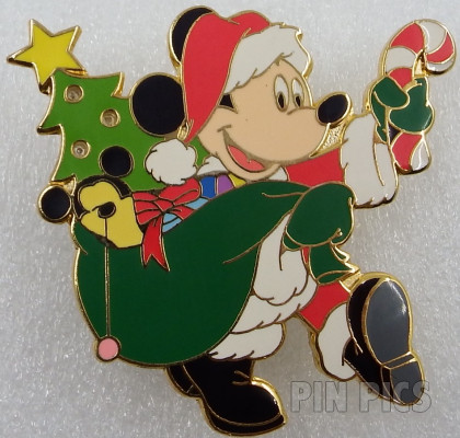 Mickey - Santa - Presents and Candy Cane - Lights Up