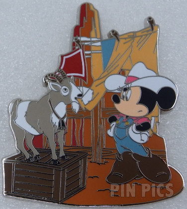 DLP - Cowgirl Minnie and Goat - Big Thunder Mountain - Hanging Laundry