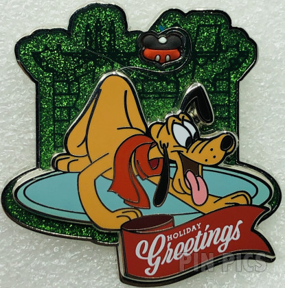 Pluto - Holiday Greetings - Pin and Ornament