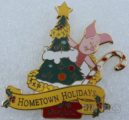 DL - Piglet - Winnie the Pooh - Christmas Tree - Hometown Holidays 1999