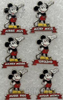 DL - Mickey Mouse Around the World - Hidden Mickey - Set
