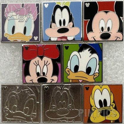 DL - Character Faces Set - Hidden Mickey 2012