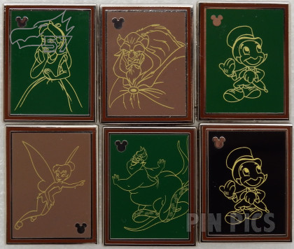 DL - Chalk Sketches Set - Hidden Mickey 2014