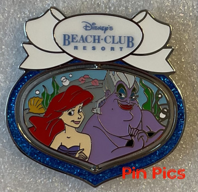 WDW - Ariel and Ursula - Little Mermaid - Beach Club Resort - Spinner Holiday Ornament - Christmas 2022