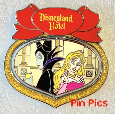 DLR - Sleeping Beauty and Maleficent - Disneyland Hotel - Spinner Holiday Ornament - Christmas 2022
