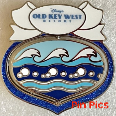 154257 - WDW - Bruce, Marlin, and Dory - Finding Nemo - Old Key West Resort - Spinner Holiday Ornament - Christmas 2022