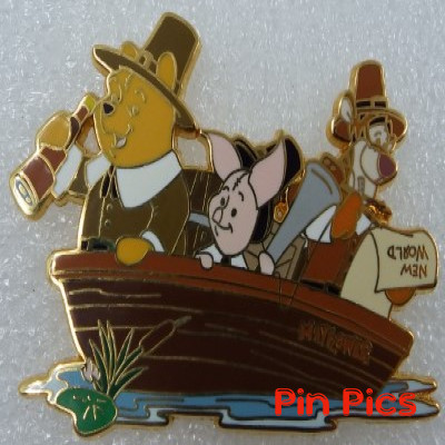 DS - Winnie the Pooh, Tigger and Piglet - Pilgrams - Mayflower - Thanksgiving