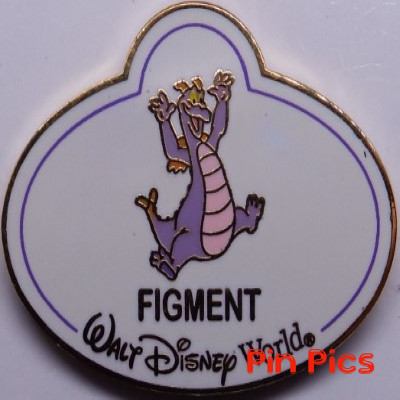 WDW - Figment - Journey Into Imagination - Name Tags - Tin - Mystery