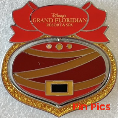 154306 - WDW — Beast and Gaston - Beauty and the Beast - Grand Floridian Resort - Spinner Holiday Ornament - Christmas 2022