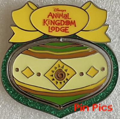 154335 - WDW - Scar and Simba - Animal Kingdom Lodge - Lion King -  Spinner Holiday Ornament - Christmas 2022