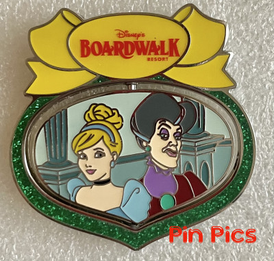 WDW - Cinderella and Lady Tremaine - Boardwalk Resort - Spinner Holiday Ornament - Christmas 2022