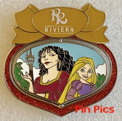 WDW - Mother Goethel and Rapunzel - Riviera Resort - Tangled - Spinner Holiday Ornament - Christmas 2022
