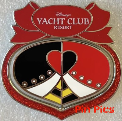 154362 - WDW - Queen of Hearts and Alice - Yacht Club Resort - Alice in Wonderland - Spinner Holiday Ornament - Christmas 2022