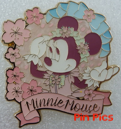SDR - Minnie Mouse - Flower Crown Cherry Blossoms